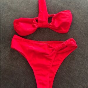 Red Bikini Set